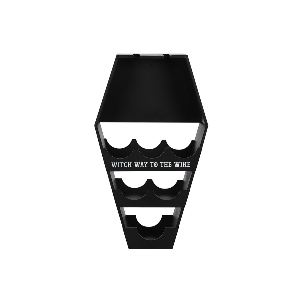 Coffin Wine Shelf