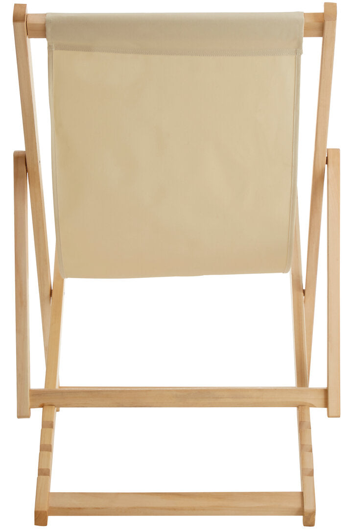 Bellamy Cream Deck Chair