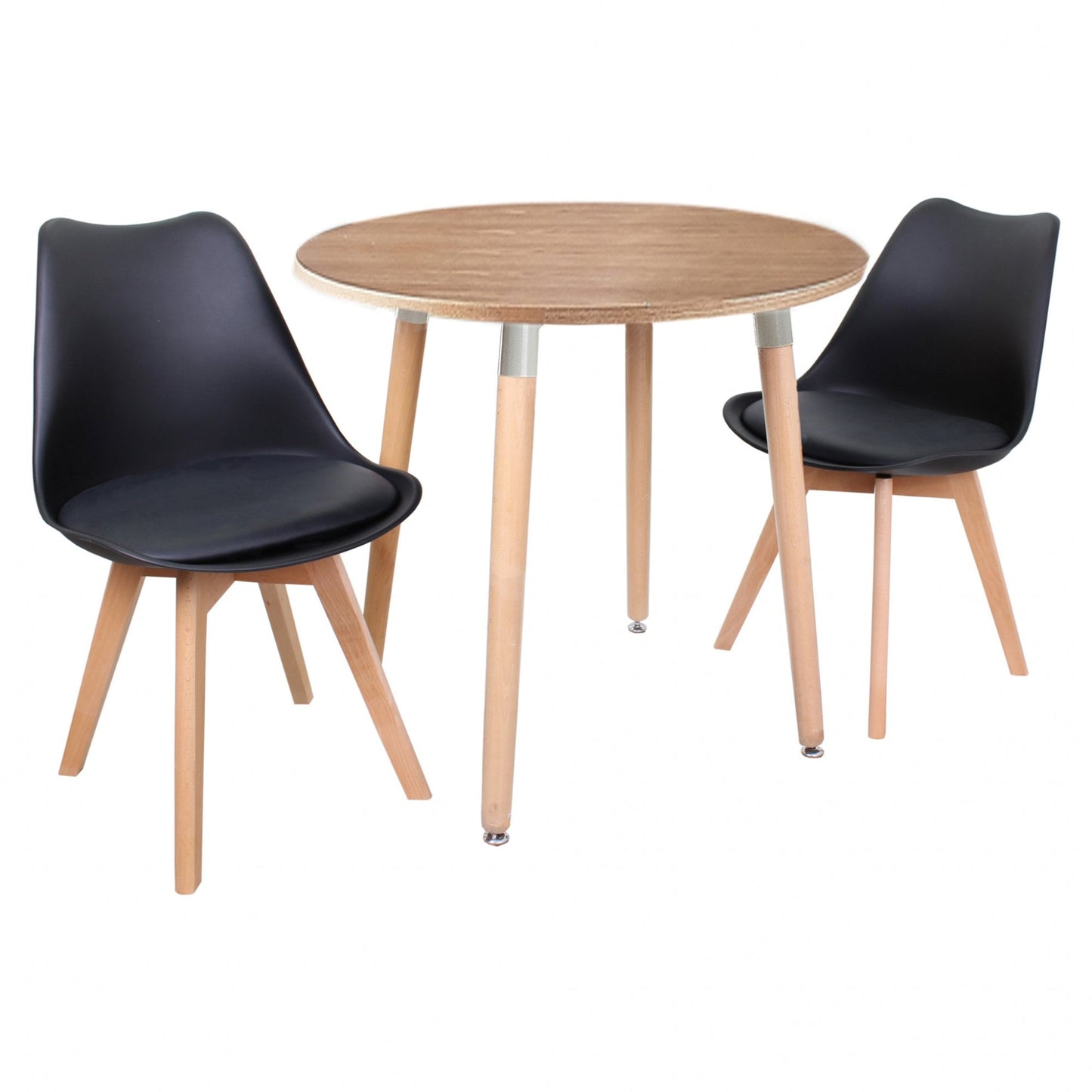 Jamie Lorenzo Halo Round Dining (2 Seat Set)