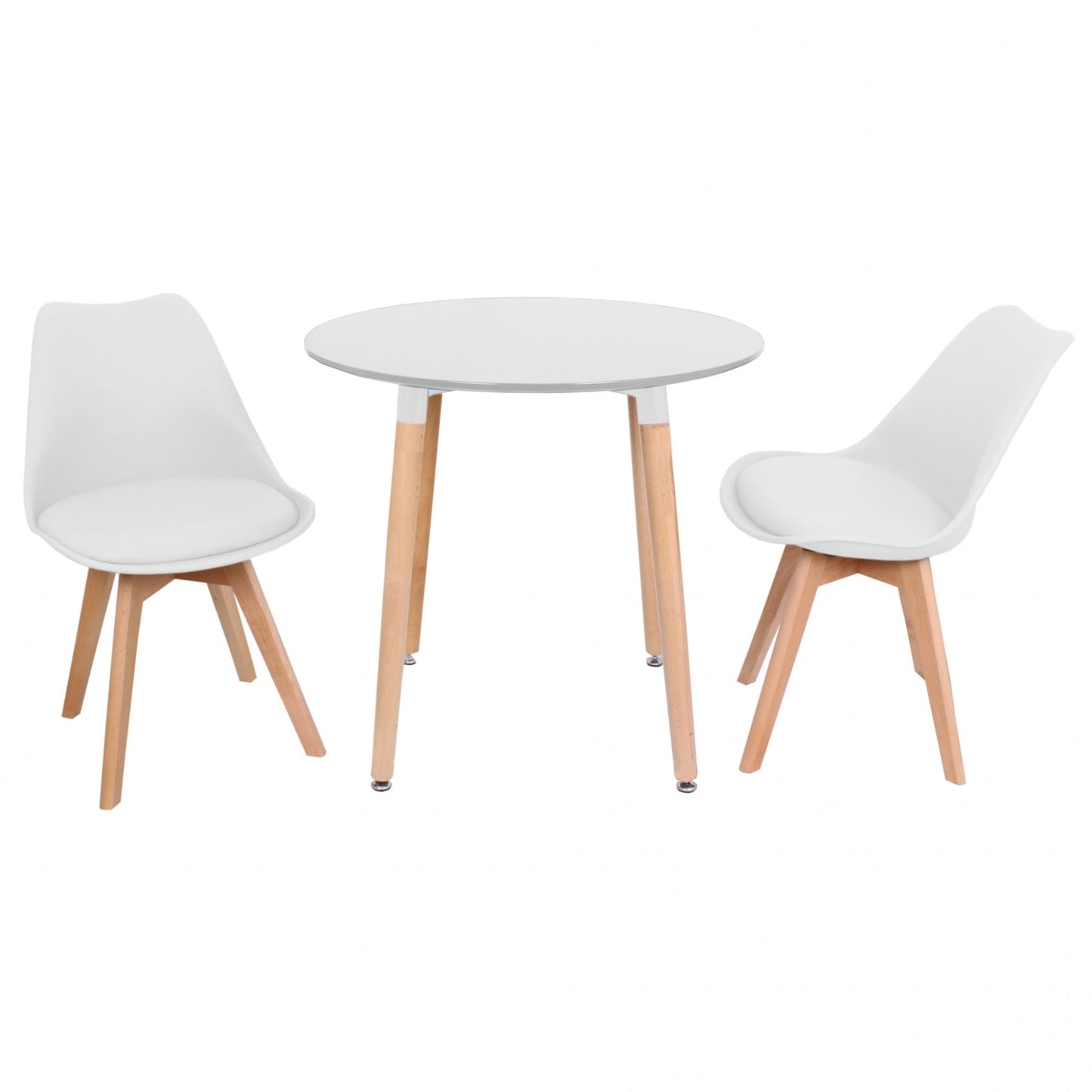 Jamie Lorenzo Halo Round Dining (2 Seat Set)