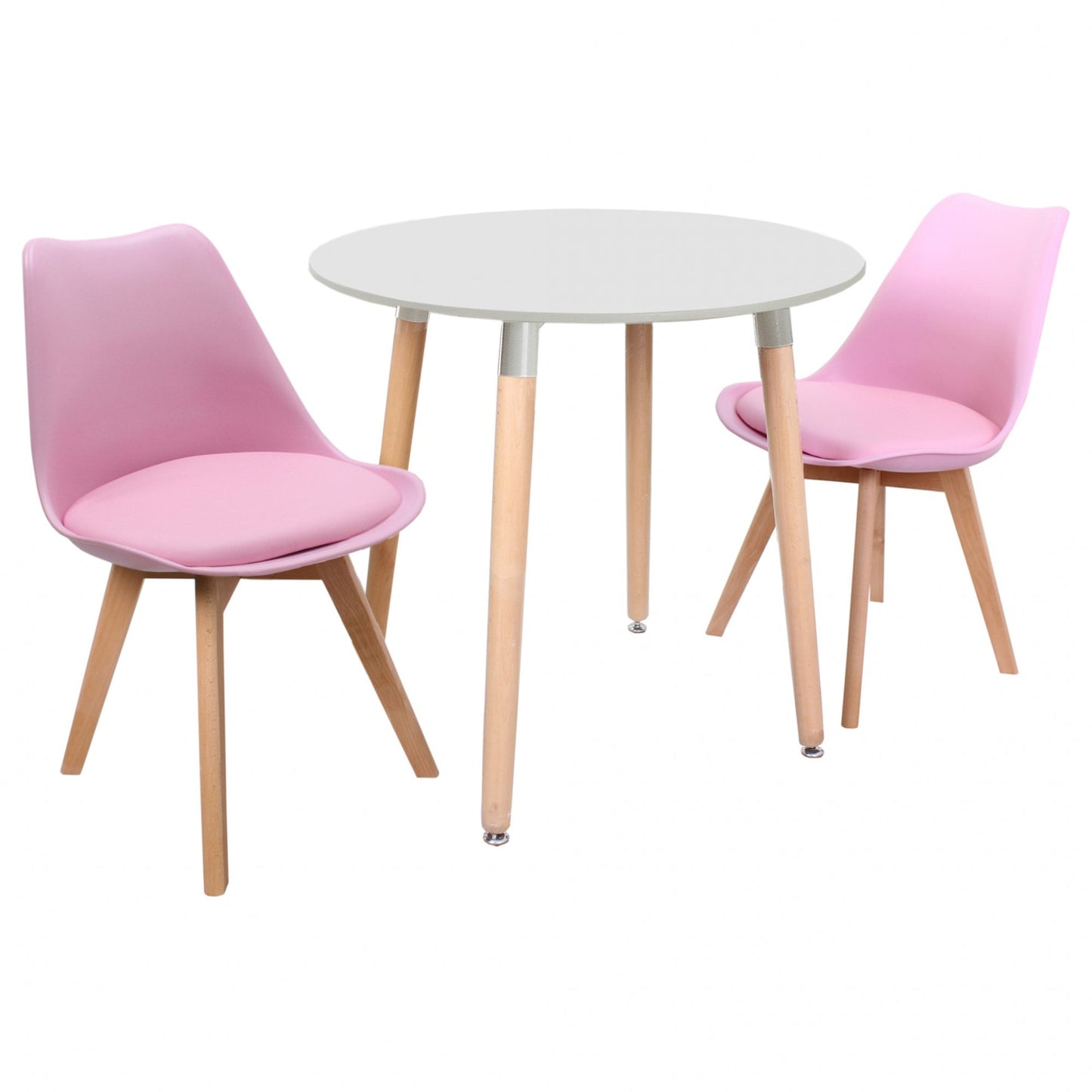 Jamie Lorenzo Halo Round Dining (2 Seat Set)