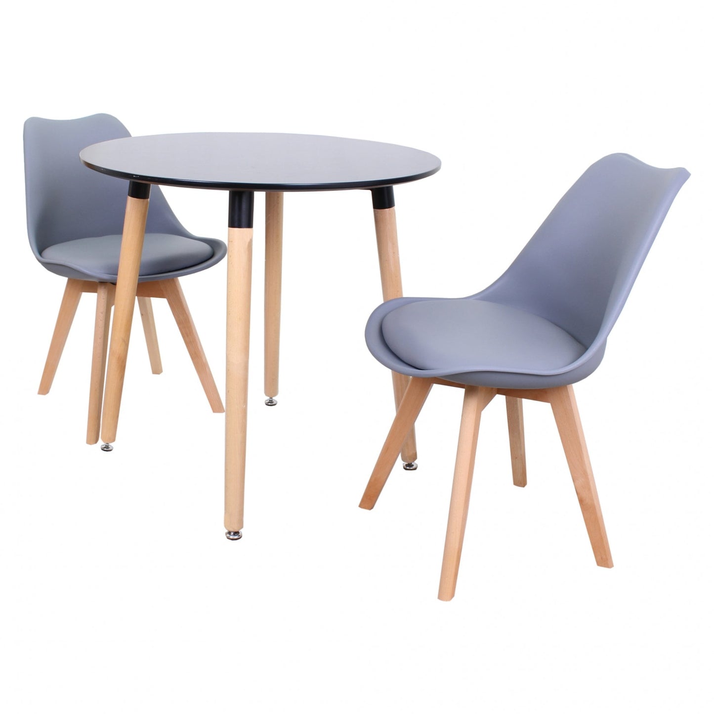 Jamie Lorenzo Halo Round Dining (2 Seat Set)