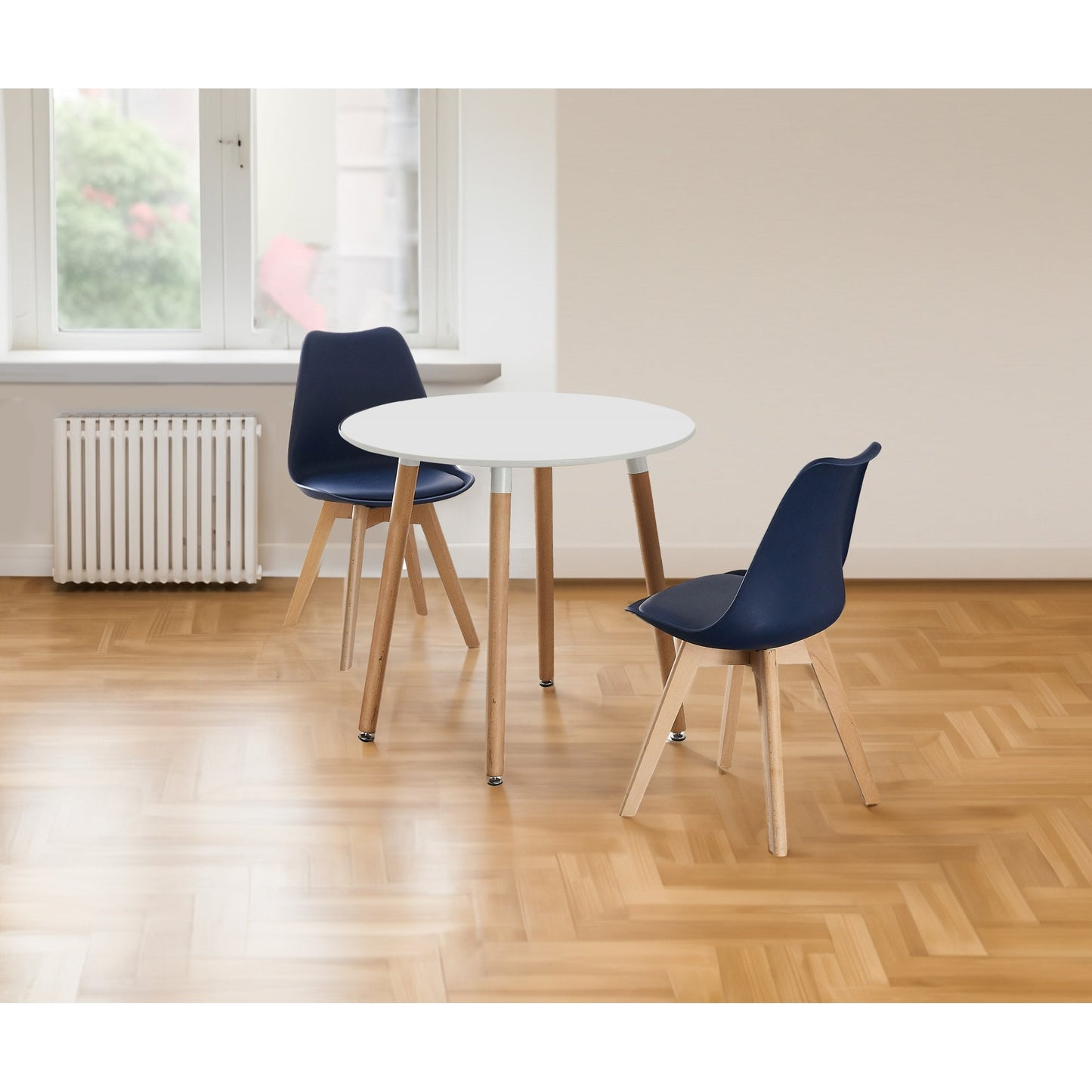 Jamie Lorenzo Halo Round Dining (2 Seat Set)