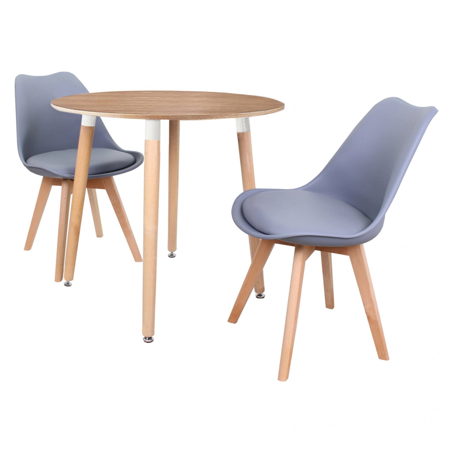 Jamie Lorenzo Halo Round Dining (2 Seat Set)
