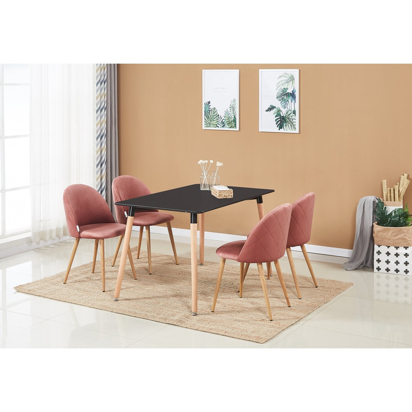 Lucia Velvet Dining Chair (Set of 2)