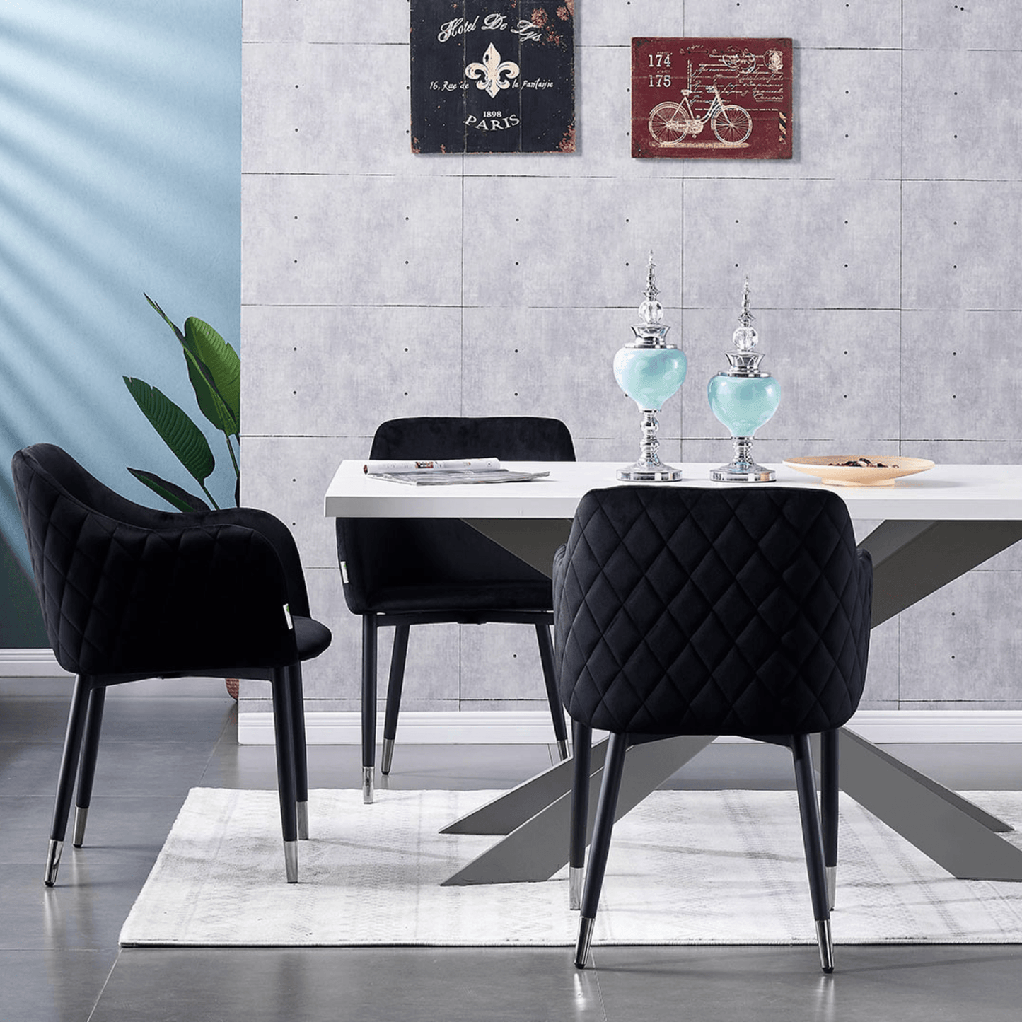 Verona LUX velvet dining chair