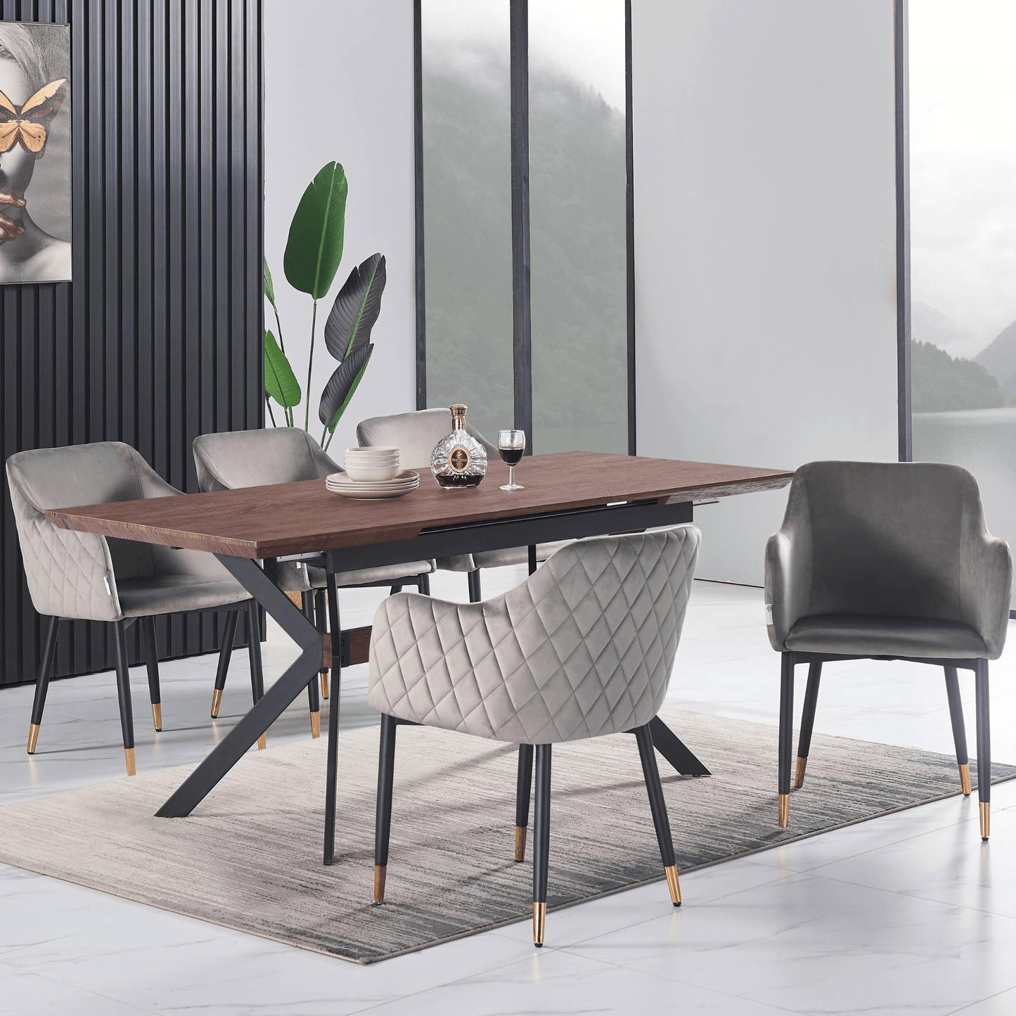 Verona LUX velvet dining chair