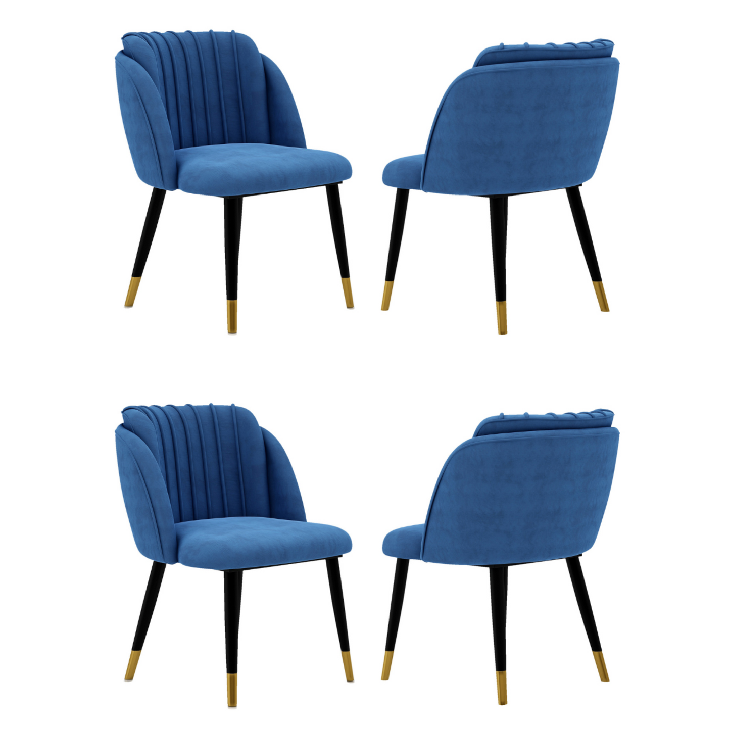 Milano velvet dining chair