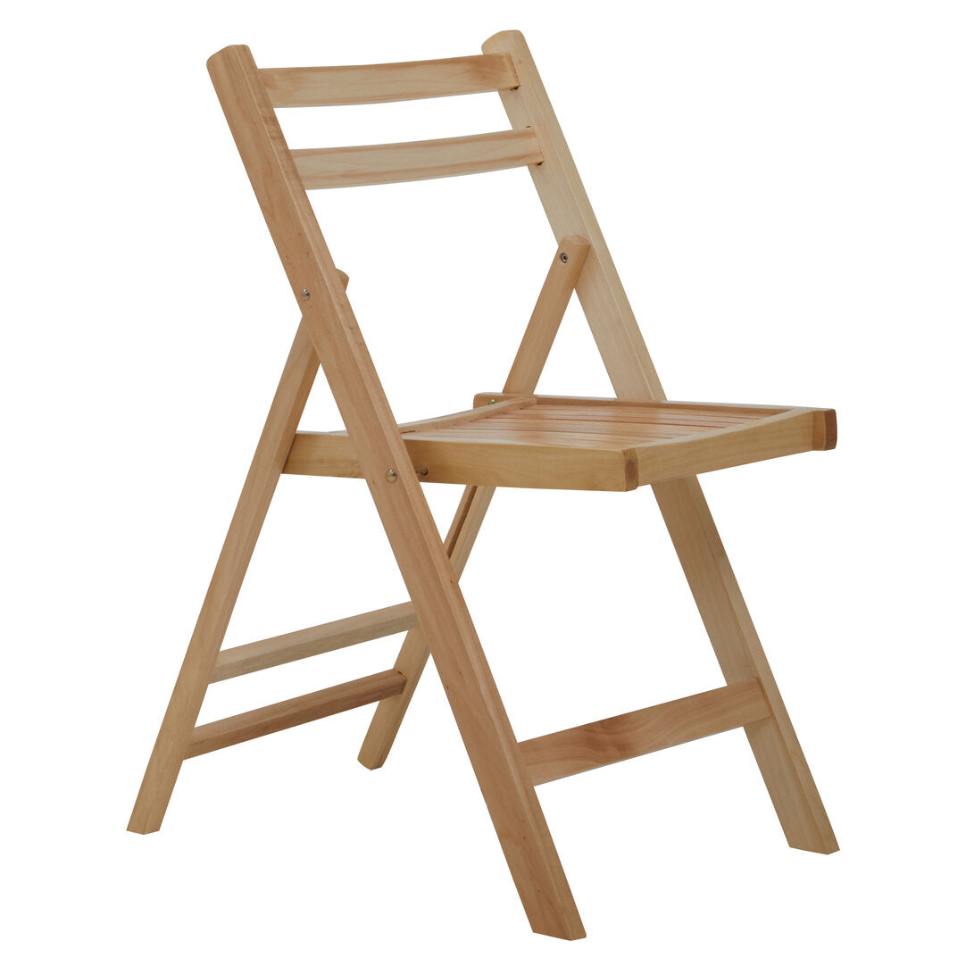 Bellamy Natural Finish Folding Chair