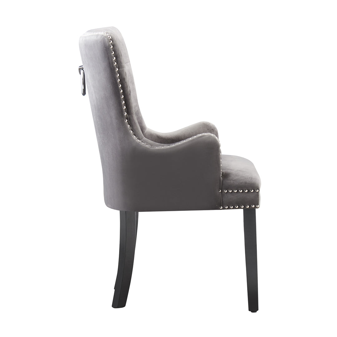 Windsor LUX Velvet Dining Chair (with armrests)