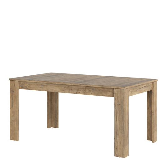 Raif Extending Dining Table 160-200cm in Chestnut and Matera Grey