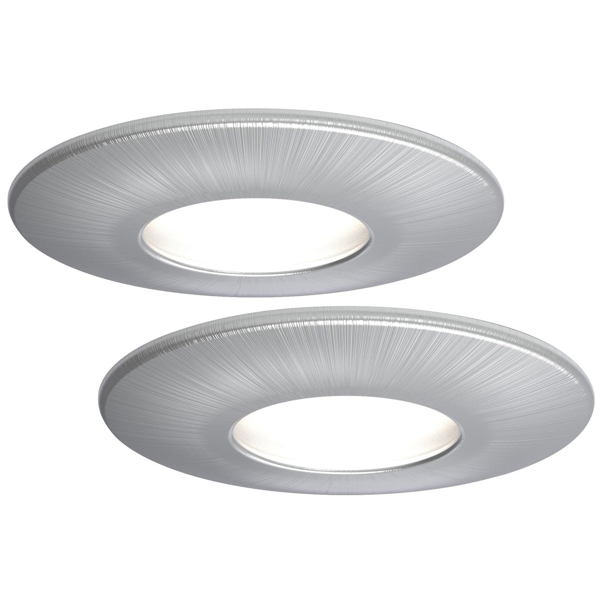 4lite WiZ Connected Fire-Rated IP65 GU10 Smart LED Downlight - Satin Chrome