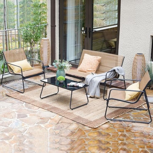 Grand Patio 4 Piece Set, Garden Table and Chairs