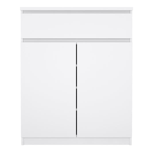 Naia Sideboard 1 Drawer 2 Doors in White High Gloss