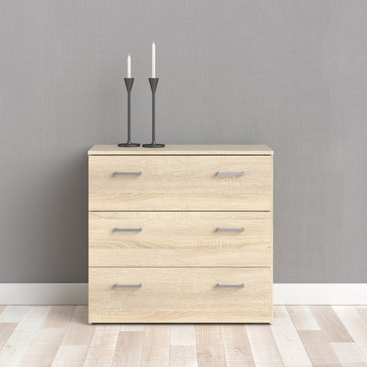 Jupiter Chest of 3 Drawers in Oak