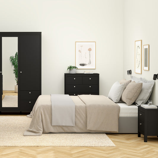 Maria Chest 3+2 Drawers in Matt Black