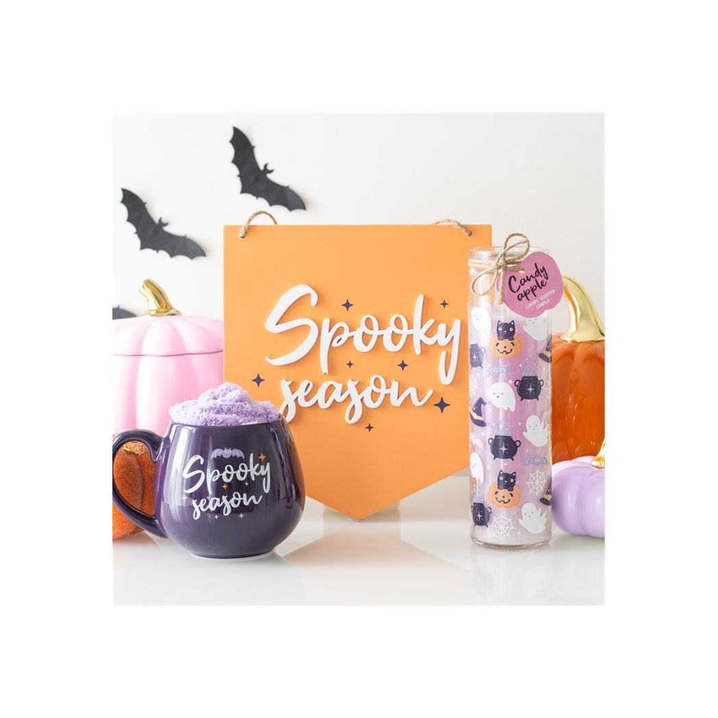 Orange Spooky Season Hanging Sign