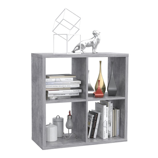 Maurice 2x2 Storage Unit in Concrete Grey