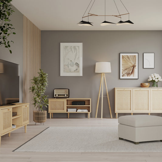 Coast TV Unit in Rattan