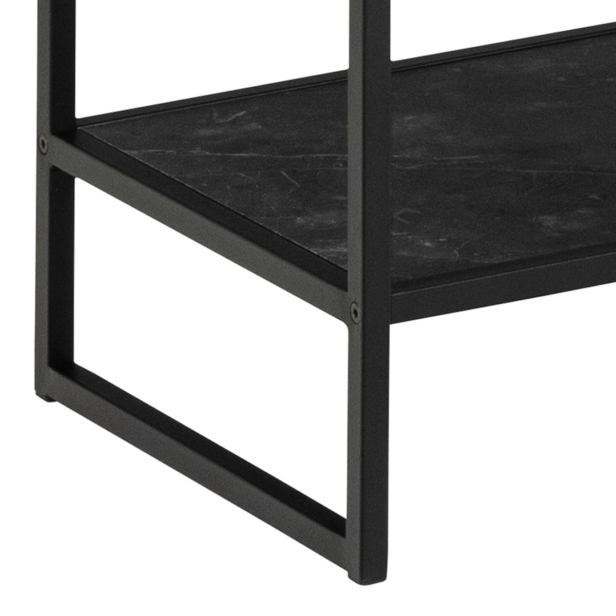 Sylvester Bookcase with 5 Shelves in Black
