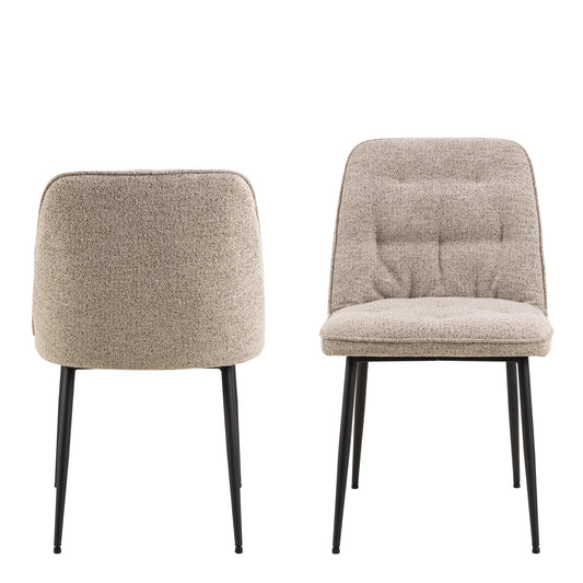 Bridget Dining Chair in Monza Beige Set of 2