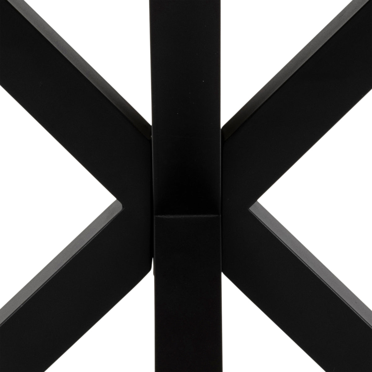 Harlow Dining Table in Oak with Black Legs