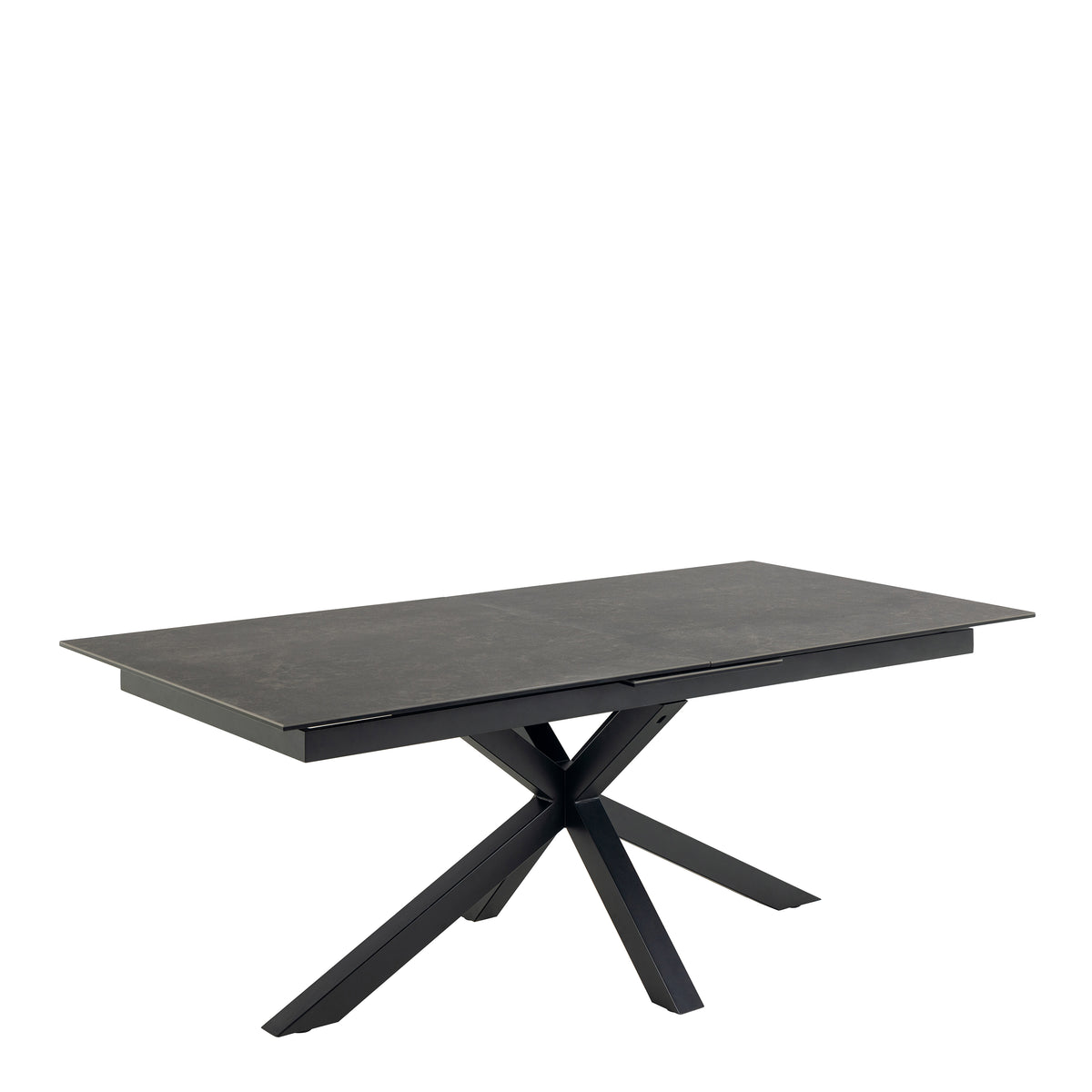 Harlow Extendable Dining Table with Ceramic Black Top 200cm
