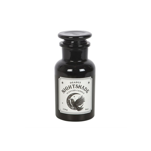Mystic Raven Deadly Nightshade Apothecary Candle