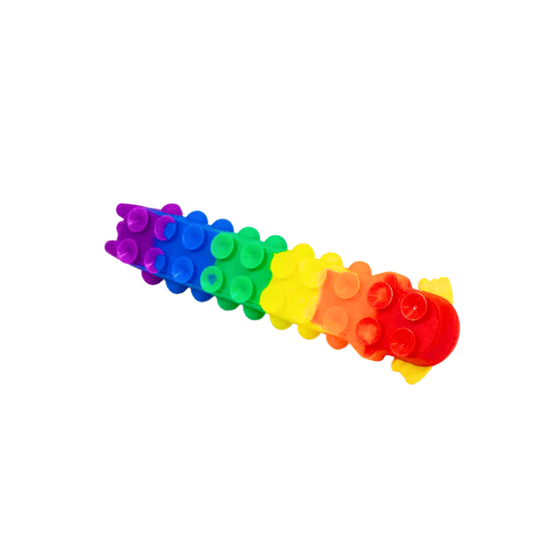 Light Up Push Popper Fidget Caterpillar