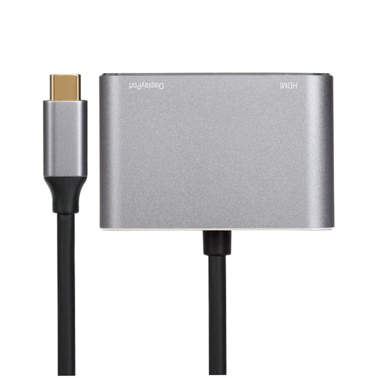 Nikkai USB-C Multiport Hub to HDMI 4K / DisplayPort - Silver