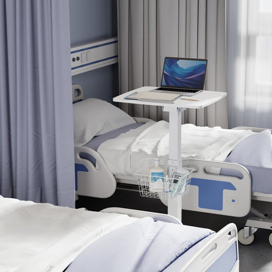 ProperAV Wire Basket for Mobile Desk Trolley Workstations