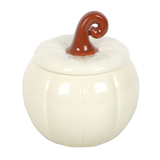 White Curly Pumpkin Oil Burner
