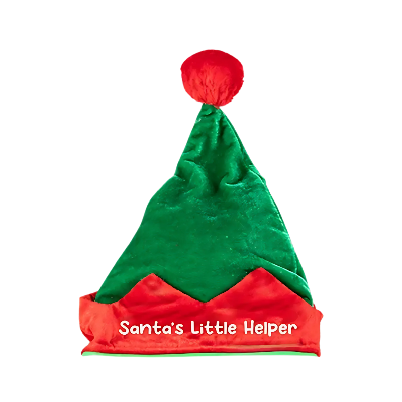 Santa's Helper Hat with Bells