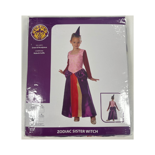 Zodiac Sister Witch Fancy Dress Costume Large (7-8 Yrs)