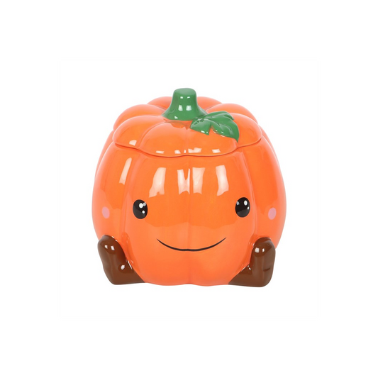 Cute Smiling Pumpkin Oil Burner and Wax Warmer