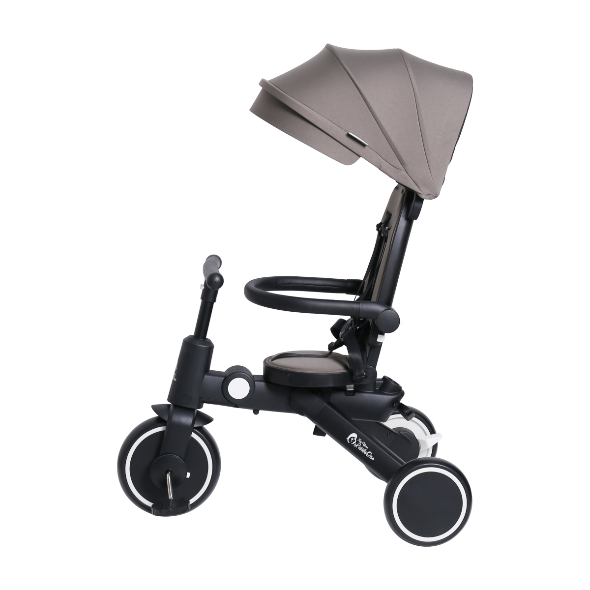 Foryourlittleone Xplor Plus 6 in 1 Foldable Trike - Grey Olive (10m-5y)