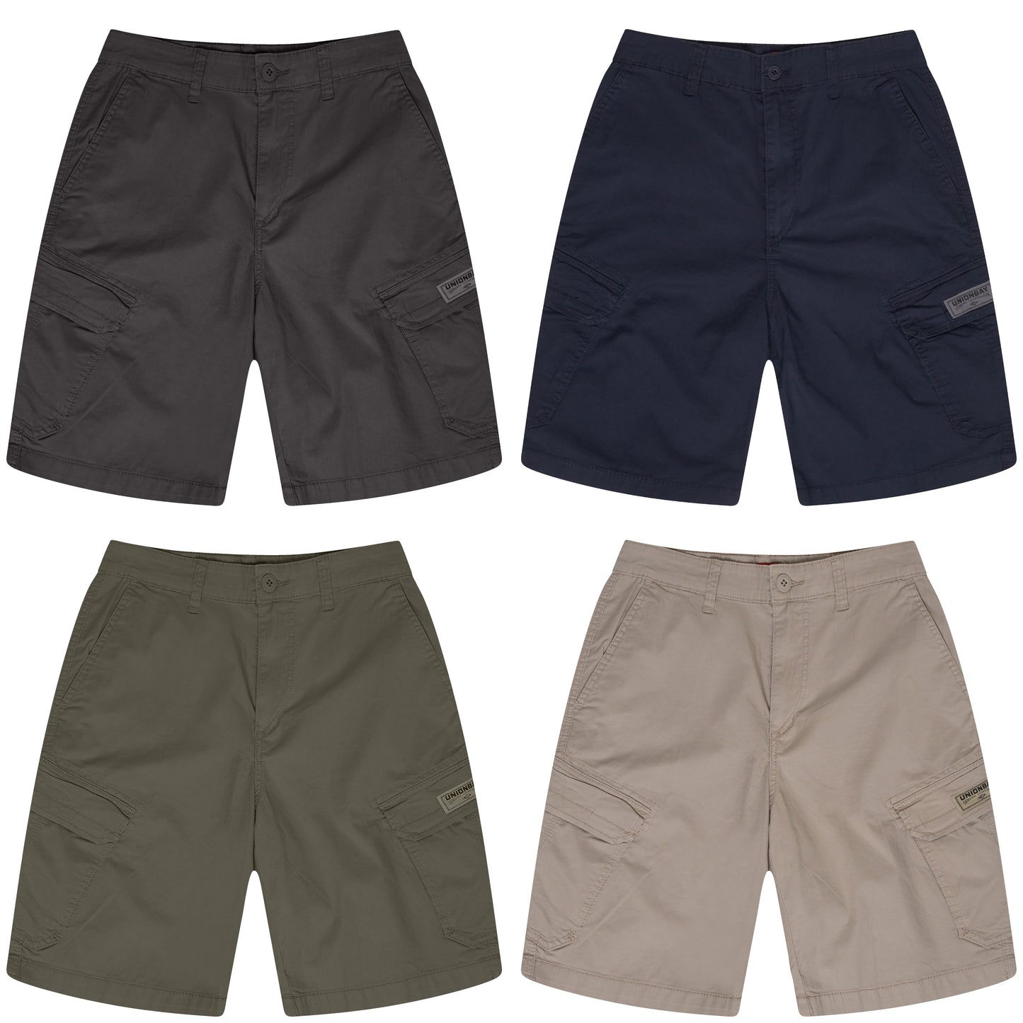 Union Bay Noah Stretch Twill Cargo Shorts
