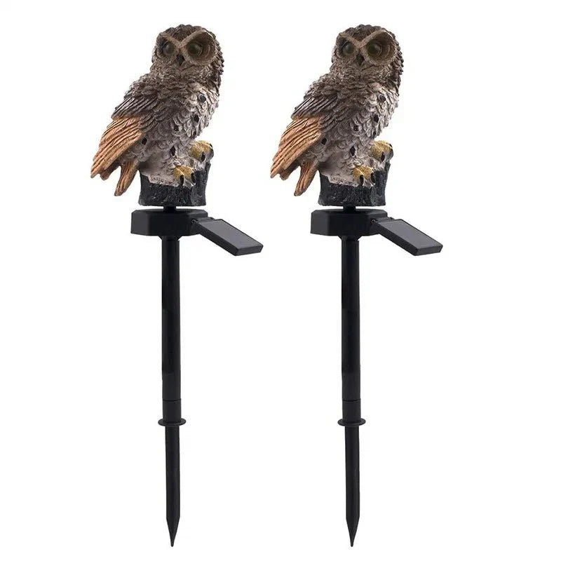 Owl Lights Solar Powered Garden Decoration Lamp Waterproof