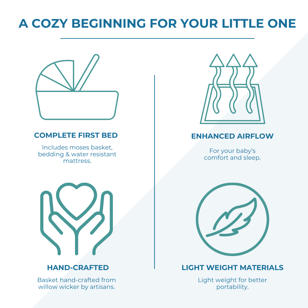 Wicker Moses Basket