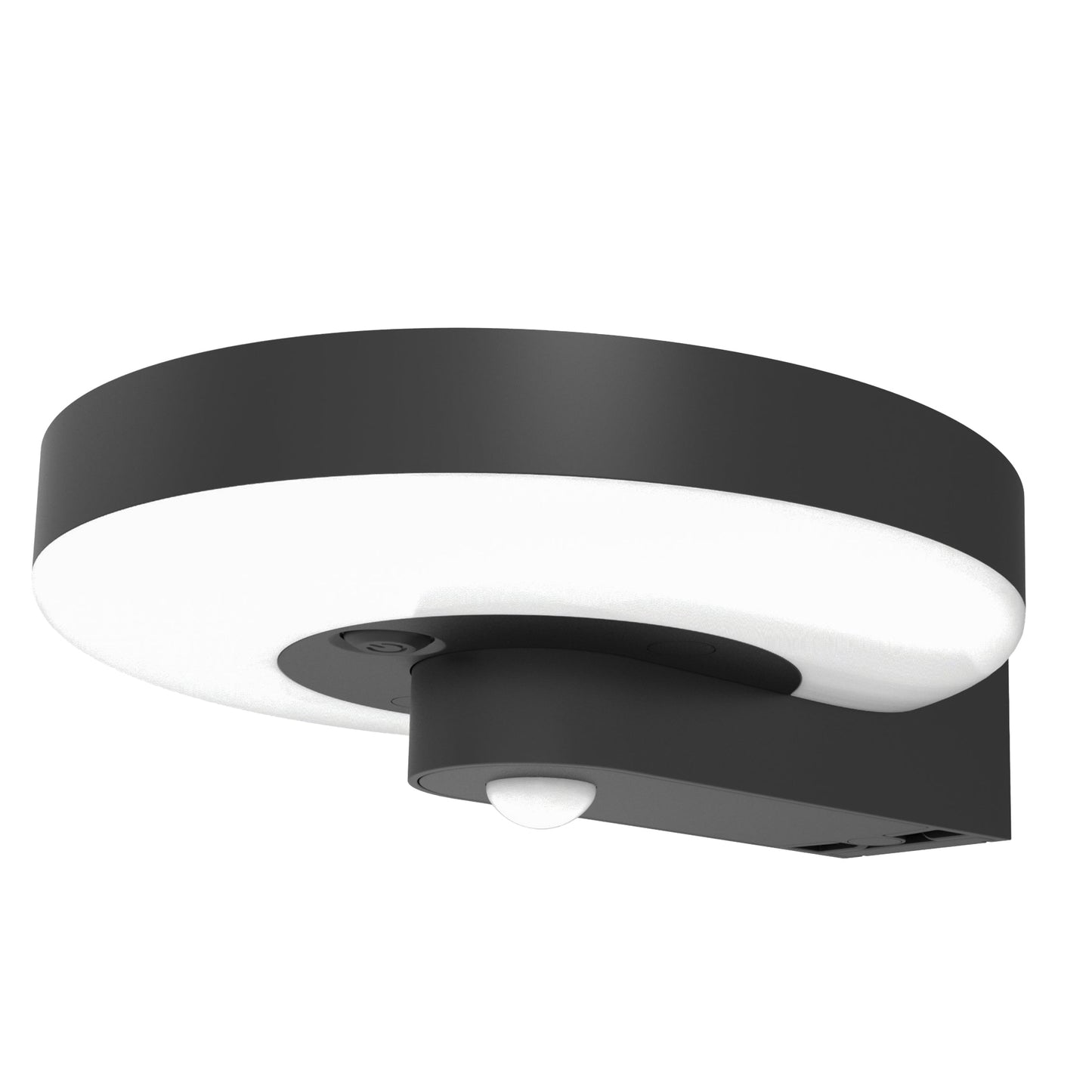 4lite Arundel Solar IP44 Die-Cast Aluminium LED Outdoor Wall Light with Built in PIR Motion Sensor