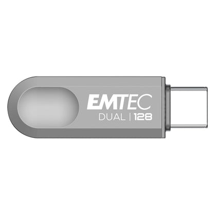 EMTEC 128GB Dual USB-A 3.2 / USB-C D280 Flash Drive