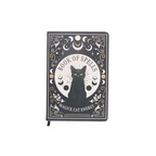 Black Cat Magick Book of Spells A5 Notebook with Pen