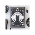 Black Cat Magick Book of Spells A5 Notebook with Pen