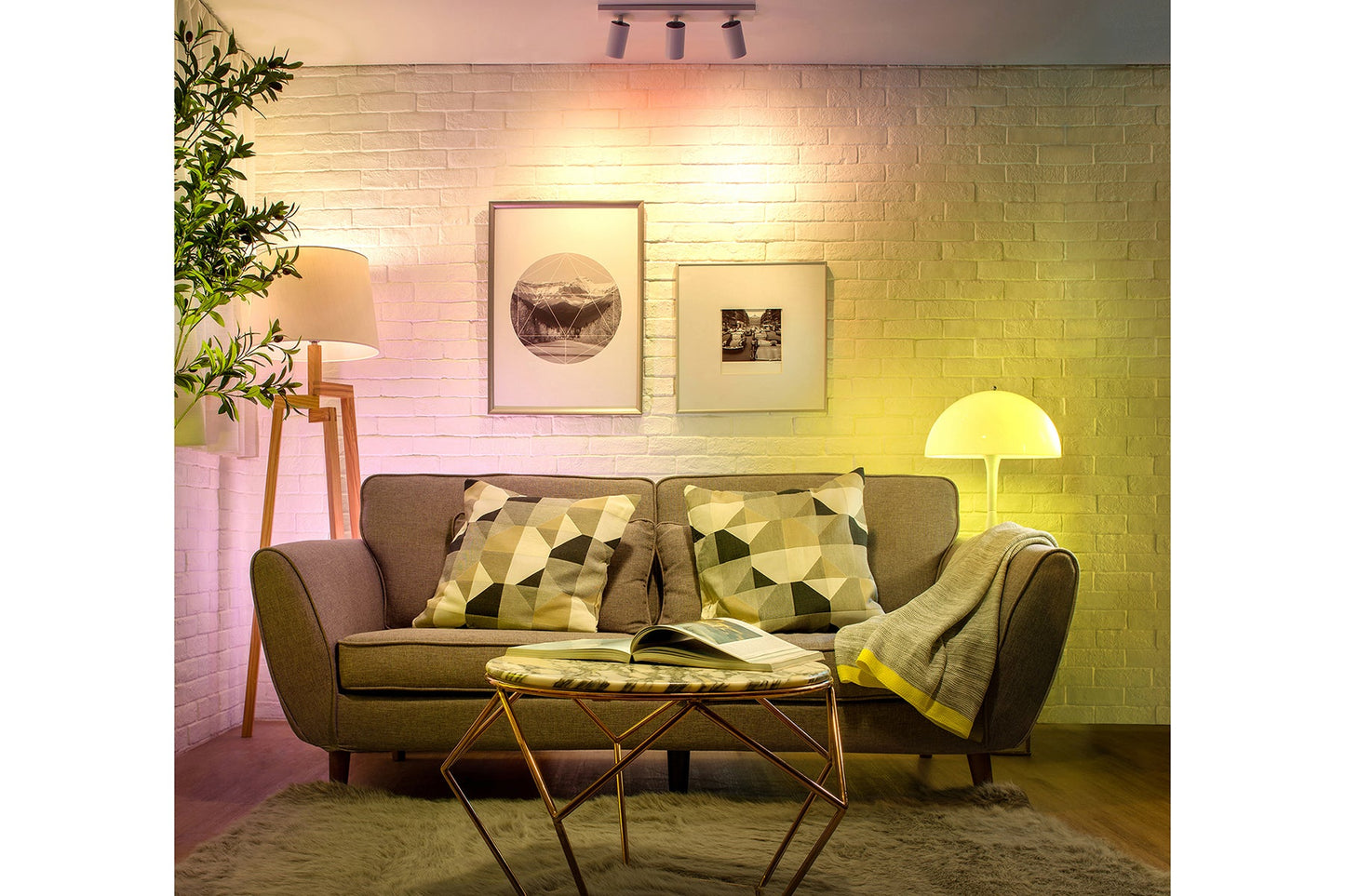 4lite WiZ Connected A60 Warm White WiFi LED Smart Bulb - B22 Bayonet Cap