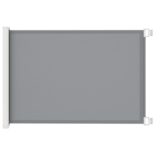 PawHut Retractable Pet Safety Gate, Folding Dog Barrier, Grey