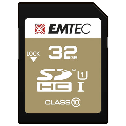 EMTEC 32GB UHS-I U1 EliteGold SD Memory Card