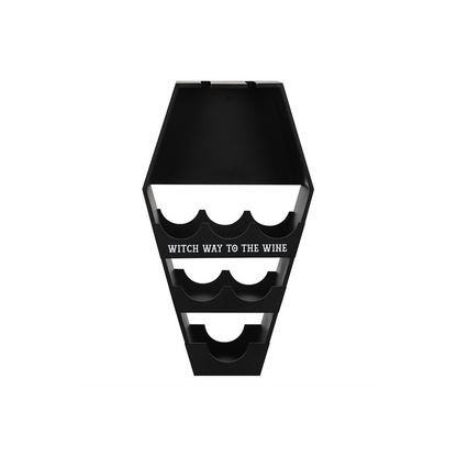 Coffin Wine Shelf