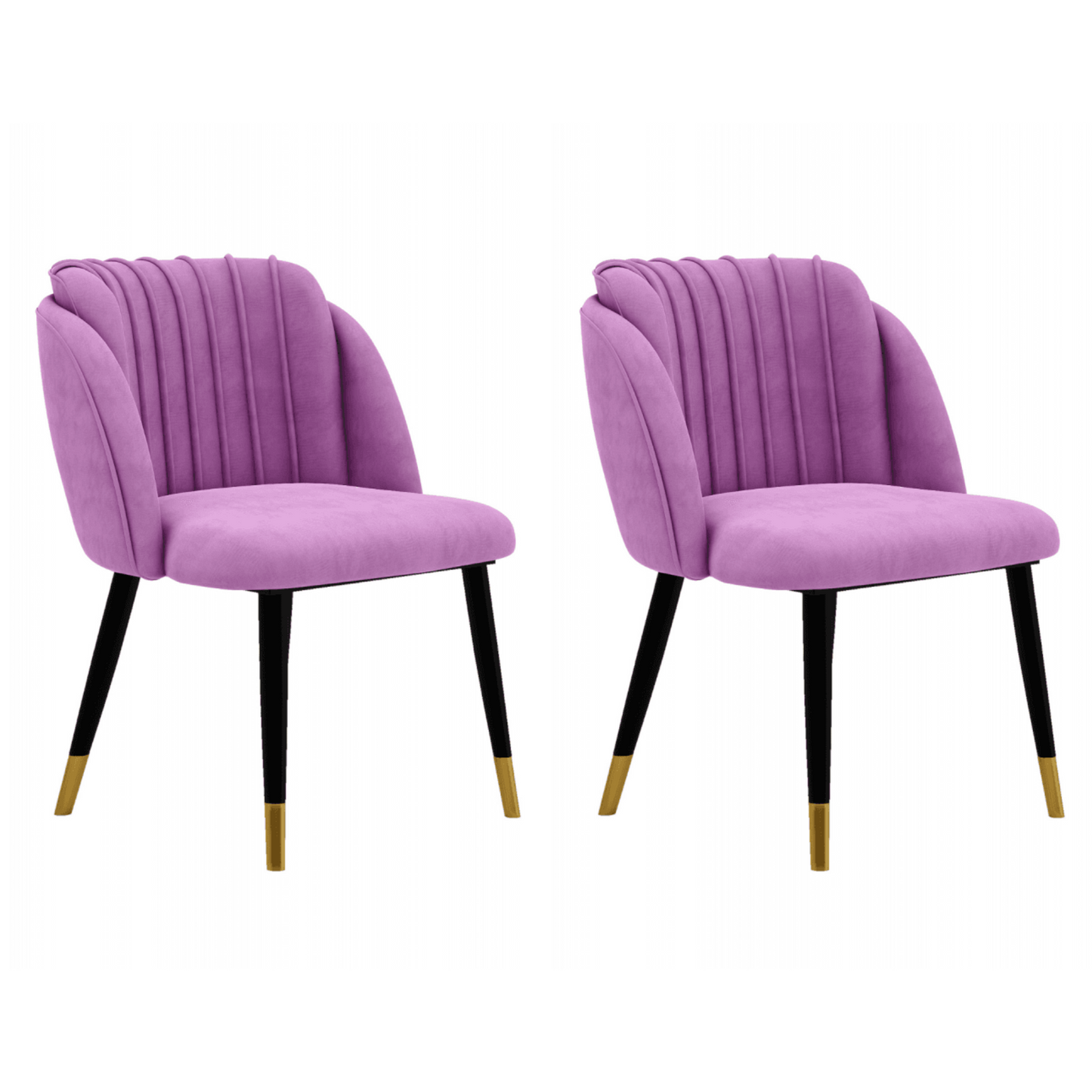 Milano velvet dining chair