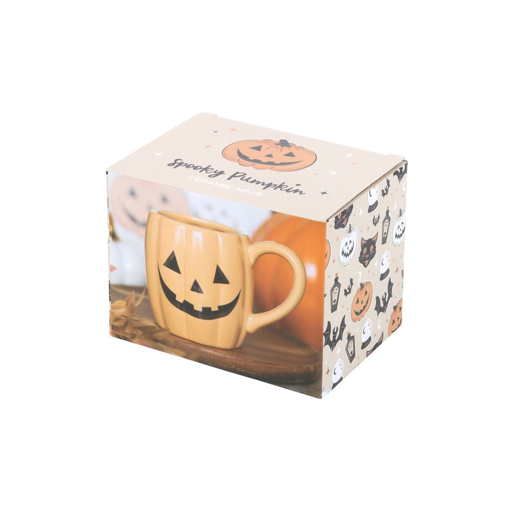 Jack-o'-Lantern Pumpkin Shaped Mug