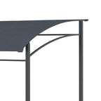Outsunny 2.2 x 1.5 m BBQ Grill Gazebo Tent, Garden Grill with Metal Frame, Curved Canopy and 10 Hooks, Outdoor Sun Shade, Grey